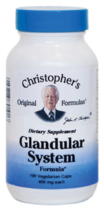 Dr. Christopher's Glandular System 440 mg 100 Vegetarian Capsules