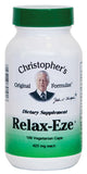 Dr. Christopher's Formulas Christopher's Original Formulas Relax-Eze 440 mg Each 100 Veggie Caps 100 Vcaps