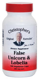 Christopher's Original Formulas False Unicorn/Lobelia 100 CAP