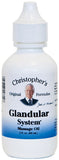 Christopher's Original Formulas Glandular System Massage Oil 2 OZ