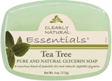 Clearly Natural Tea Tree Glycerine Bar Soap 4 OZ