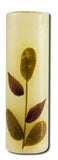 Auroshikha Cylindrical (3\/4 in x 2-3\/4 in)(2 cm) Flower Candles Jasmine