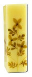 Auroshikha Square (1-1\/2 in x 4-3\/4 in) Flower Candles Citronella