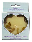 Auroshikha Flower Shape Terra Cotta (3-3\/8 in x 1 in) Flower Candles Opium