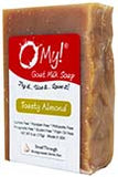 O My! Goat Milk Toasty Almond Soap Bar 6 OZ