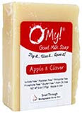 O My! Goat Milk Apple Clover Soap Bar 6 OZ