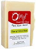 O My! Goat Milk Kiss of Citrus Basil Soap 6 OZ