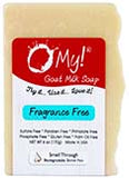 O My! Goat Milk Fragrance Free Soap Bar 6 OZ