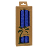 Aloha Bay Palm Tapers Royal Blue 4 Candles