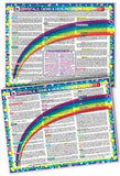 Inner Light Resources Original Laminated Charts Iridology Chart (rainbow coded) eaches