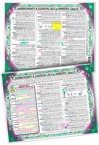 Inner Light Resources Aromatherapy Laminated Charts Arom\/Ess Oil by Remedies #1 each