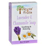 Roots and Fruits Bar Soap Lavender and Chamomile 5 oz