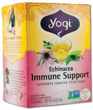 Yogi Tea Ancient Healing Formula Tea Echinacea Immune Support Caffeine Free NON-GMO 16 ct