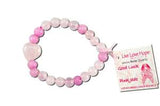 Zorbitz Inc. Pink United Bracelets Pink United Rose Quartz Bracelet-Good Luck\/Pink Jade Lotus Flower
