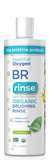 Essential Oxygen Certified BR Organic Brushing Rinse, All Natural Mouthwash for Whiter Teeth, Fresher Breath, and Happier Gums, Alcohol-Free Oral Care, Peppermint, 16 Ounce