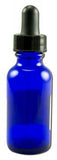 Lotus Light Pure Essential Oils Essential Oil Packaging Supplies Bottle Blue Glass w\/Dropper 1 oz