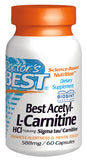 Doctors Best Acetyl L-Carnitine w/Sigma Tau 60 CAP