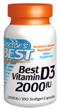 Doctors Best Vitamin D3 2000IU 180 SFG
