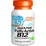 Doctors Best Quick Melt Active B12 1000mcg 60 TAB