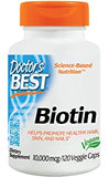 Doctors Best Biotin 10,000mcg 120 VGC