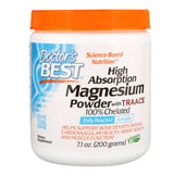 Doctors Best Magnesium, Chelated Powder 100% 7.1 OZ