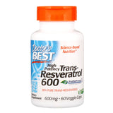 Doctors Best Trans-Resveratrol 600mg 60 VGC