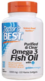 Doctors Best Omega 3 Fish Oil Purified & Clear 120 SFG