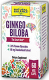Natural Balance Ginkgo Biloba Extract 60 CAP