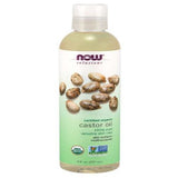 NOW Solutions Organic Castor Oil 8 Ounces