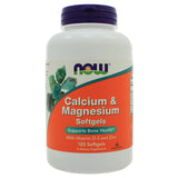 NOW Foods Calcium & Magnesium 120 Softgels