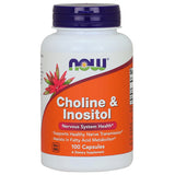 NOW Foods Choline & Inositol 500mg 100 Capsules