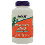 NOW Foods Magnesium Citrate Pure Powder 8 Ounces