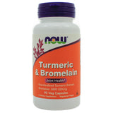 NOW Foods Turmeric & Bromelain 90 Capsules