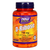 NOW Sports D-Ribose 750mg 120 Capsules