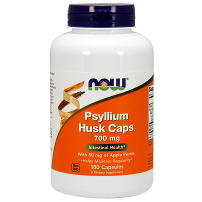 NOW Foods Psyllium Husk 700mg 180 Capsules