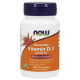 NOW Foods Vitamin D-3 5000IU Chewable 120 Chewables