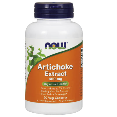 NOW Foods Artichoke Extract 450mg 90 Capsules