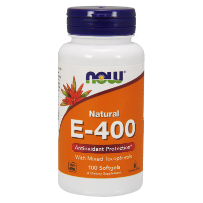 NOW Foods E-400 (Mixed Tocopherols) 100 Softgels