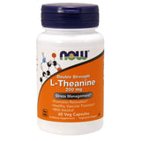 NOW Foods L-Theanine 200mg 60 Capsules