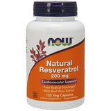 NOW Foods Natural Resveratrol 120 Capsules