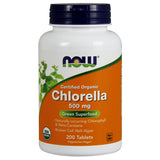 NOW Foods Organic Chlorella 500mg 200 Tablets