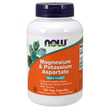 NOW Foods Magnesium & Potassium Aspartate 120 Capsules