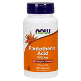 NOW Foods Pantothenic Acid 500mg 100 Capsules
