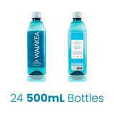 Waiakea Hawaiian Volcanic Water, Naturally Alkaline,  500mL Bottles (Pack of 24)