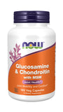 Now Supplements Glucosamine And Chondroitin With Msm, 180 Veg Capsules