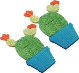 AE Cage Company Nibbles Potted Cactus Loofah Chew Toys - 2 count