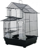 AE Cage Company House Top Bird Cage Black