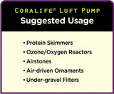 Coralife Luft Pump Deep Water Aquarium Air Pump
