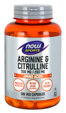 Now Sports Arginine And Citrulline 500 Mg / 250 Mg, 120 Veg Capsules