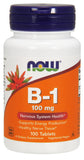 Now Supplements Vitamin B-1 100 Mg, 100 Tablets